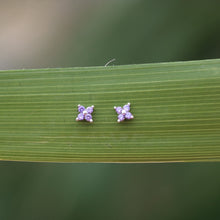 Load image into Gallery viewer, Lucki Silver &amp; Purple Huggi Studis
