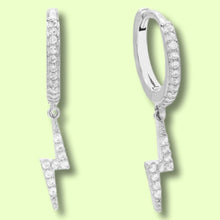 Load image into Gallery viewer, Epiphany Silver Huggi Hoops
