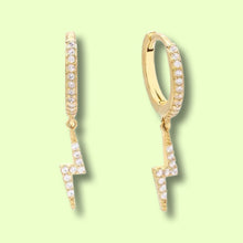 Load image into Gallery viewer, Epiphany Gold Huggi Hoops
