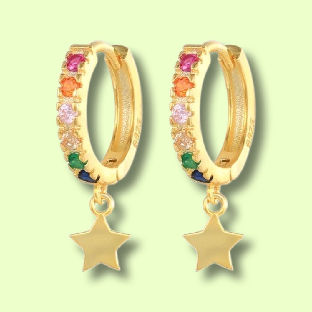 Harlequin Star Huggi Hoops