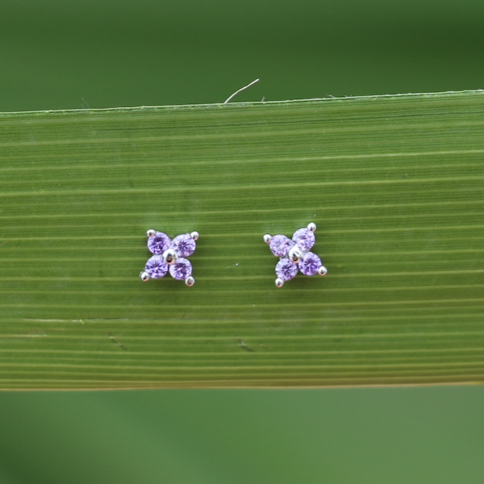 Lucki Silver & Purple Huggi Studis