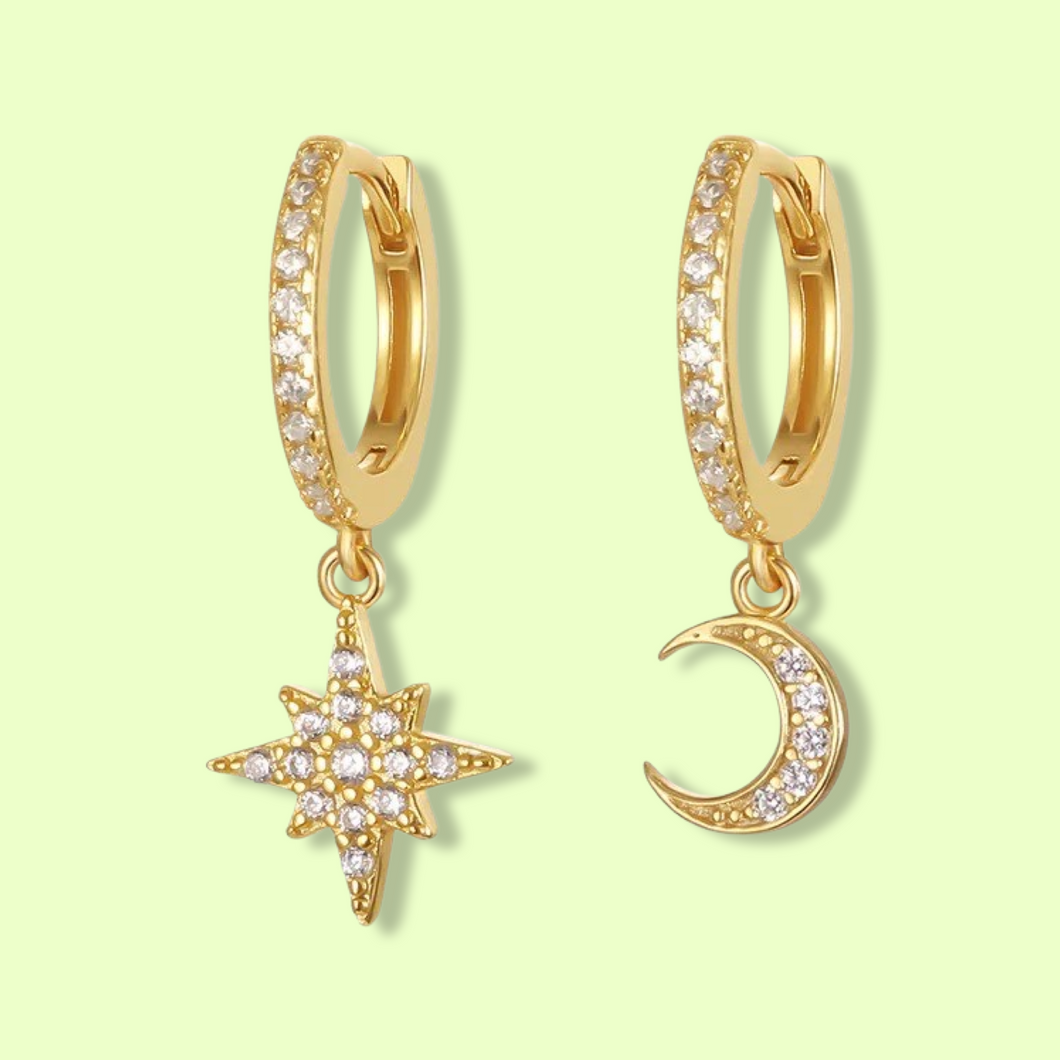 Twilight Gold Huggi Hoops