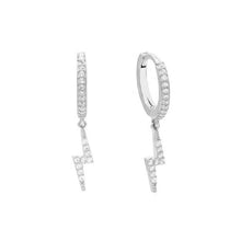 Load image into Gallery viewer, Epiphany Silver Huggi Hoops
